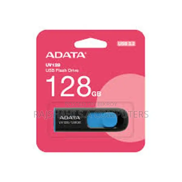 Ramadan Offer: ADATA UV128 64GB Black-Blue USB 3.2 Pen Drive