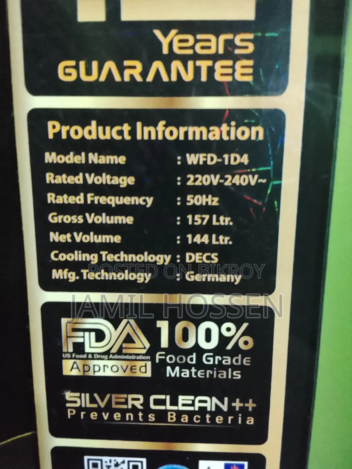 Refrigerator for Sale