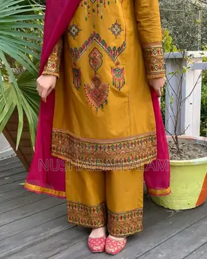 Sequence Embroidery Three Piece