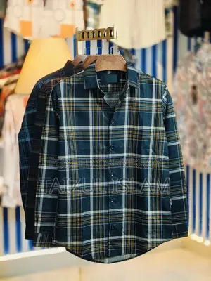 Pure Cotton Full Sleeve Check & Print Shirt For Men