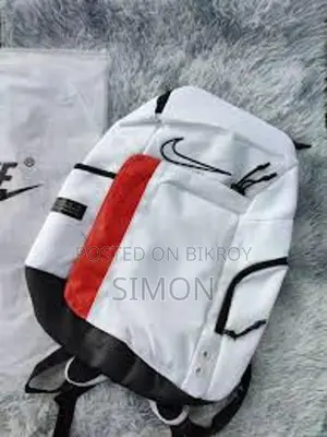 Nike Elite Pro লার্জ ক্যাপাসিটি ব্যাকপ্যাক হোয়াইট রেড ব্ল্যাক