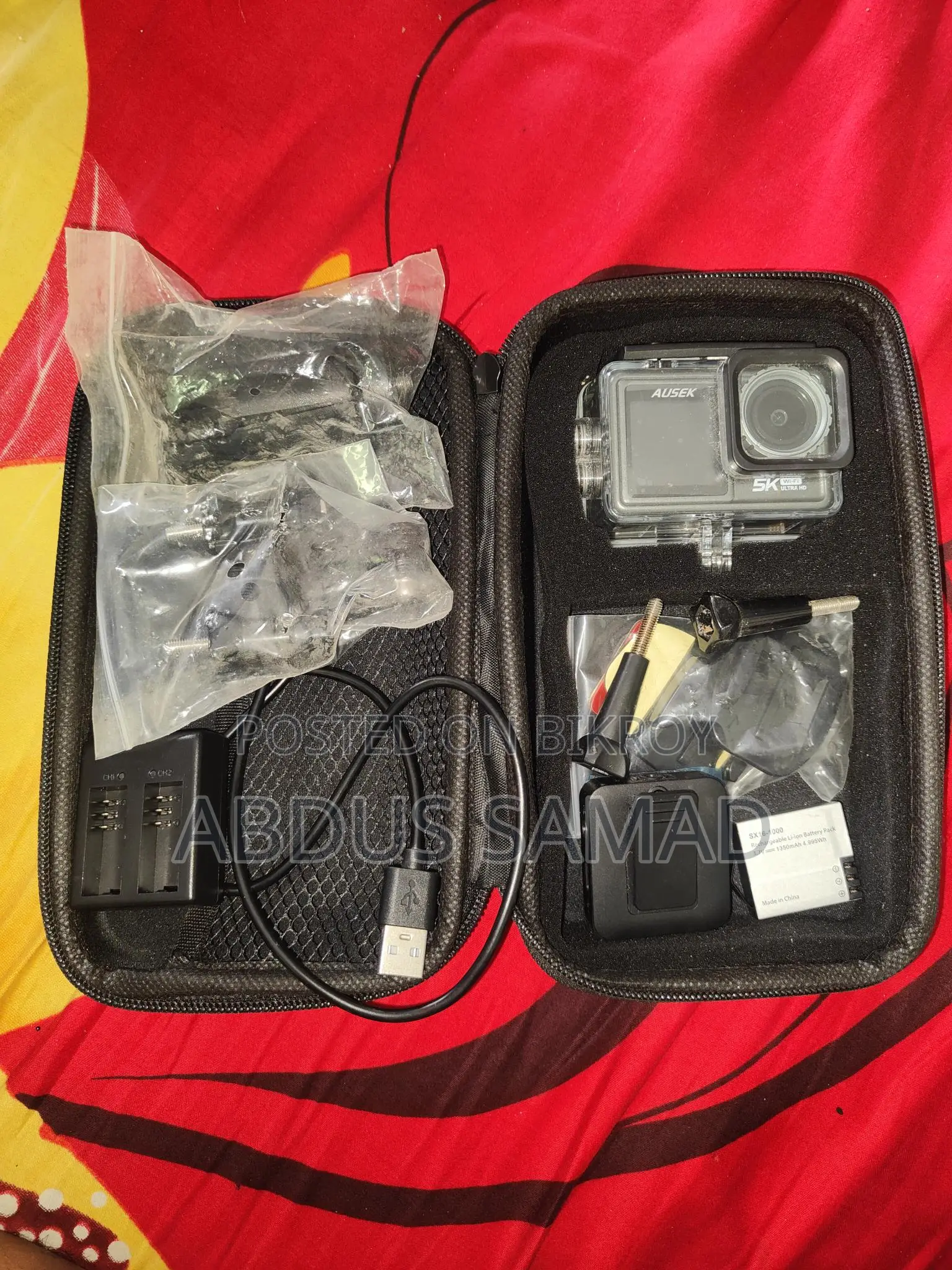 Ausek 5k Ultra Hd Action Camera Exclusive Combo Package