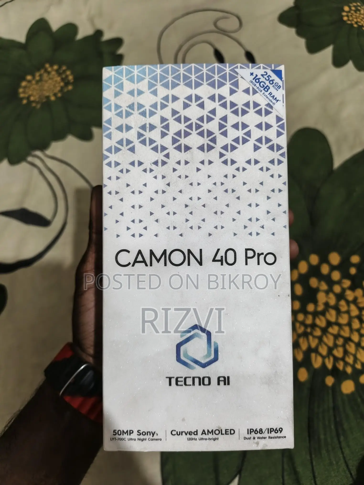 Tecno Camon 40 Pro 16/256 (ব্যবহৃত)