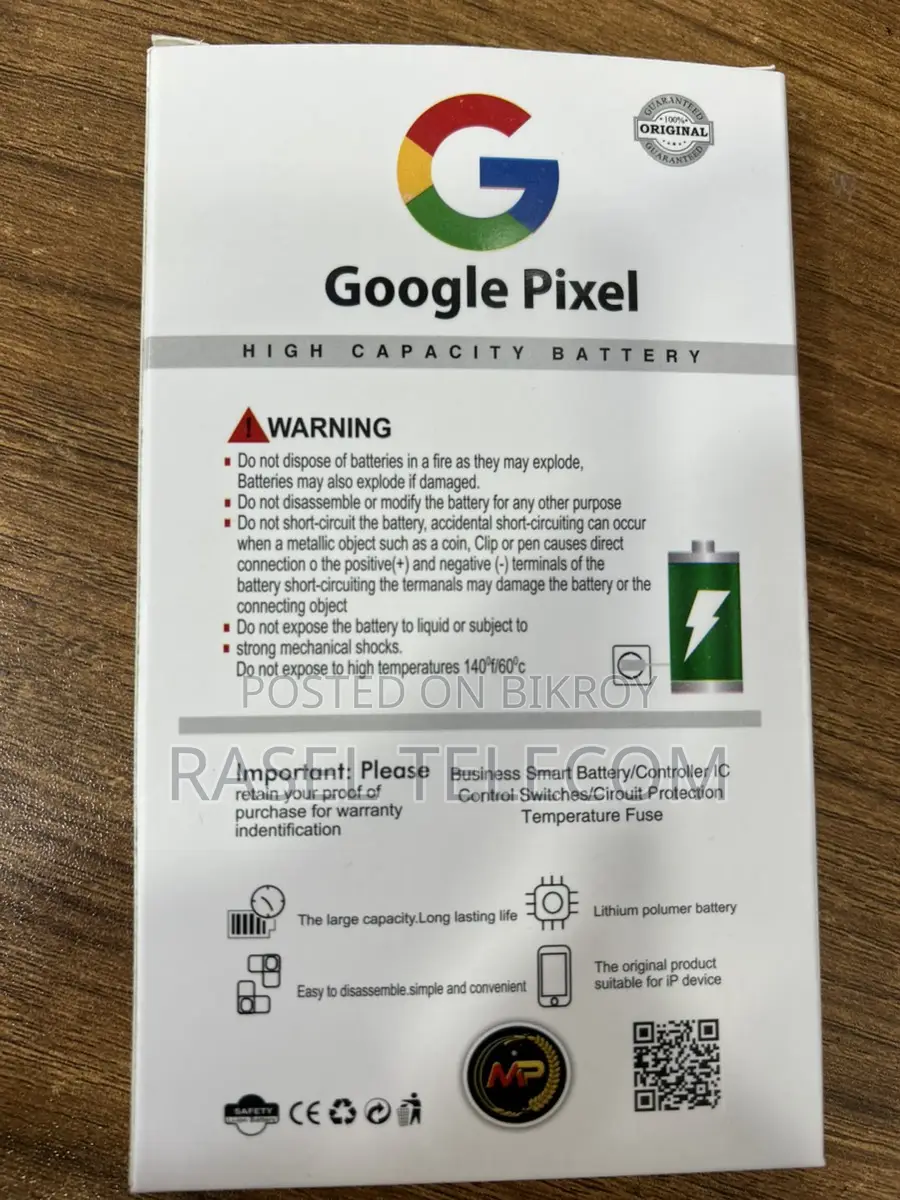Pixel, Samsung, Huawei, Realme, Mi, iPhone Battery Available