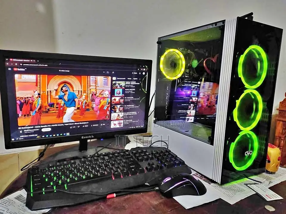 Freelancing PC_H81 4th Gen Core i5 8GB RAM 1TB/128GB SSD & IPS 20" LED