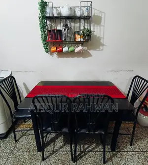 Semi-bed, 2 Part Almira, & 4 Seater Dining Table