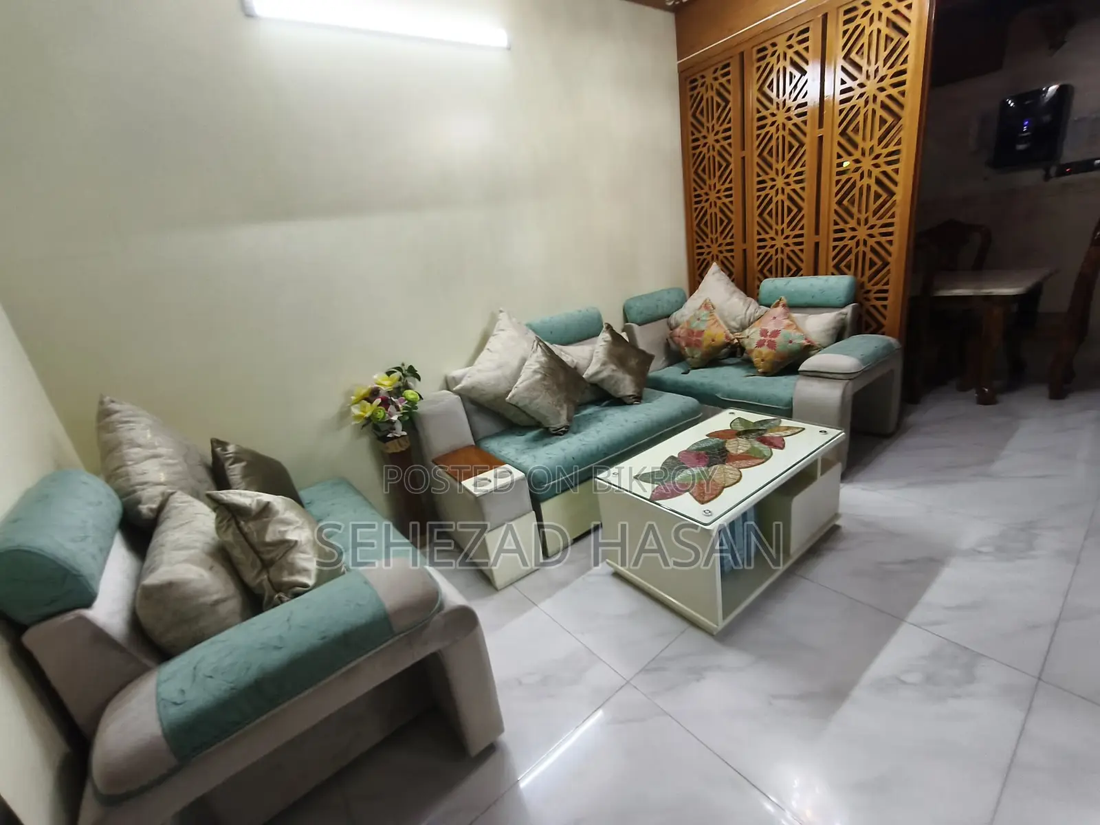 Luxury Foam Sofa Set (2+2+2) with Tea-Table | Azimpur, Dhaka
