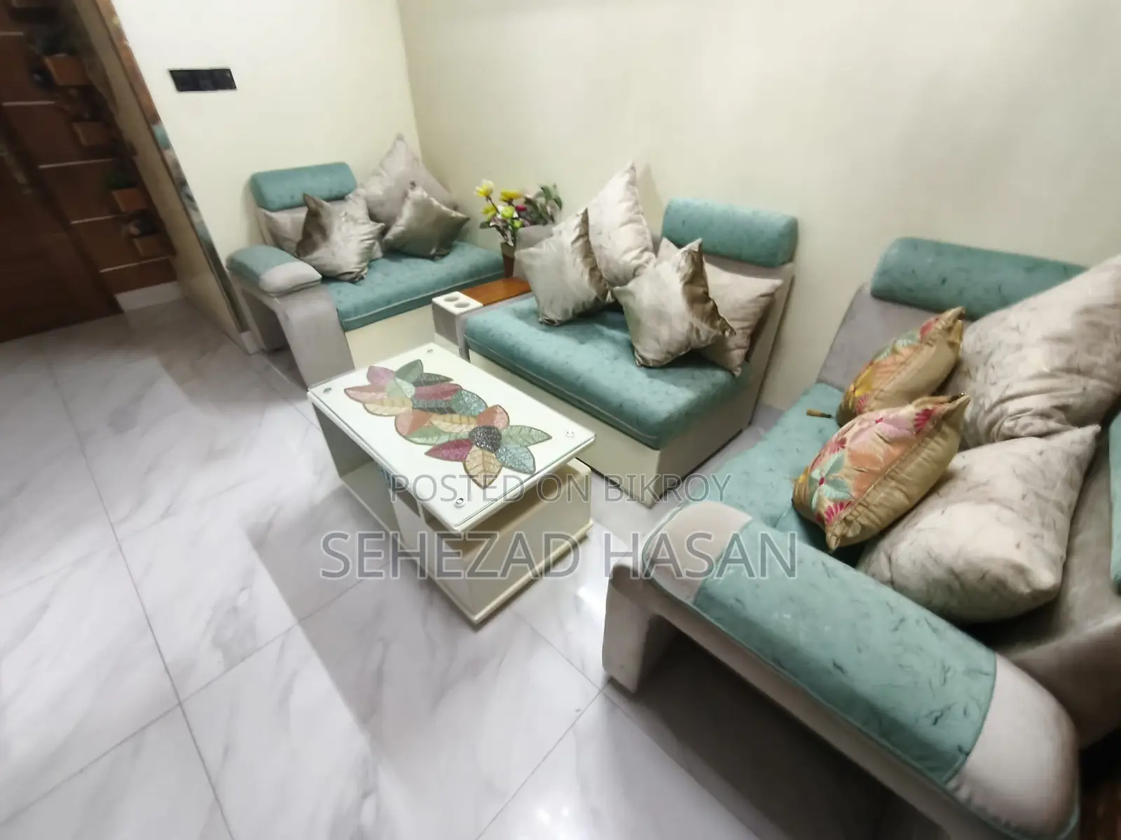 Luxury Foam Sofa Set (2+2+2) with Tea-Table | Azimpur, Dhaka