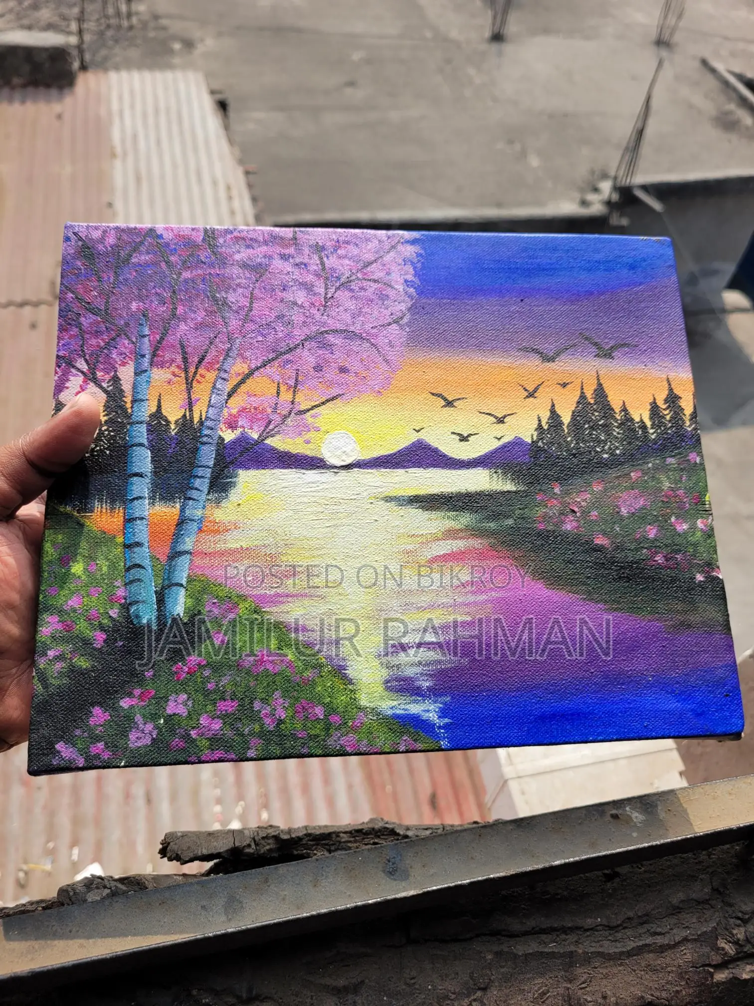 Canvas painting