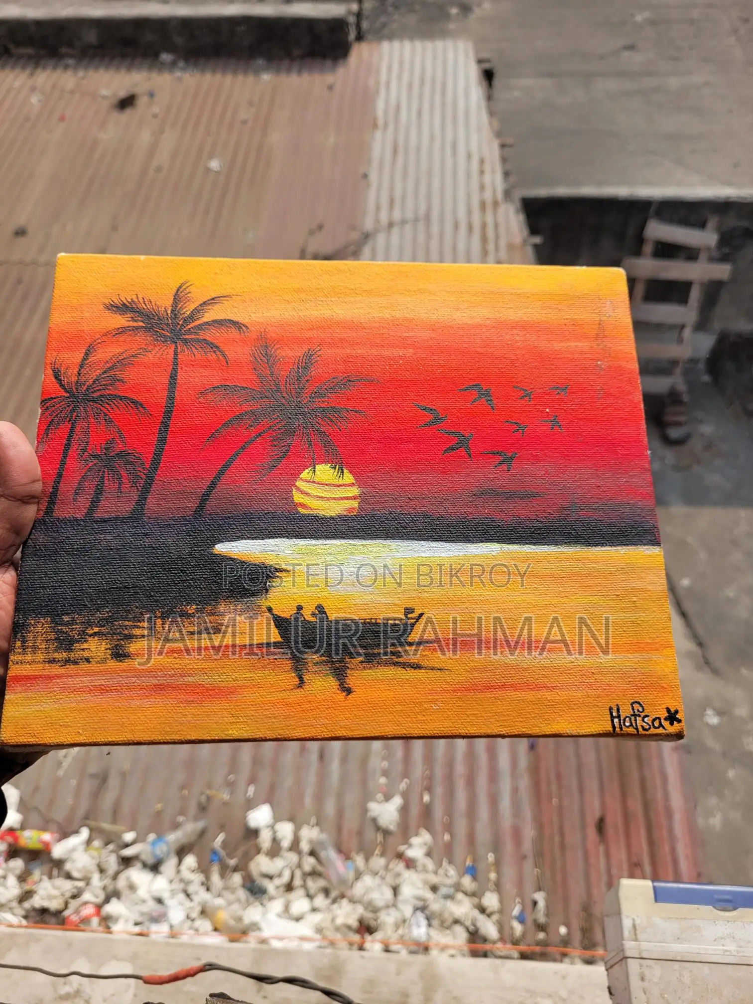 Canvas painting