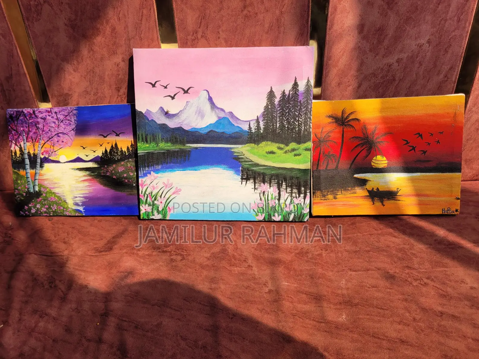 Canvas painting