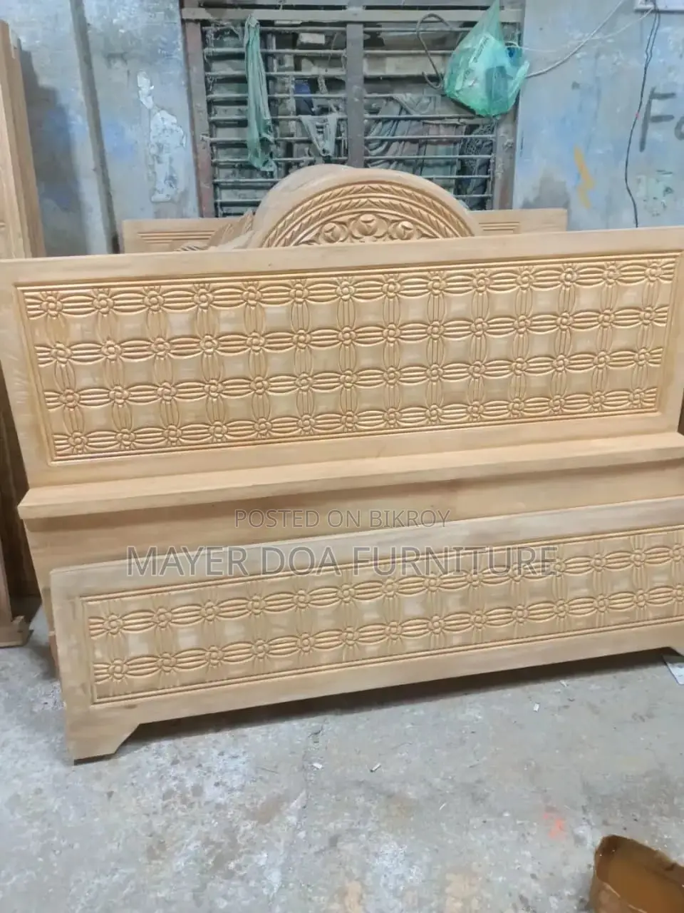 New Akashmoni Wood Bed, Full Fresh