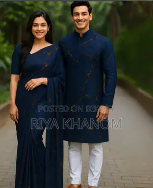 Eid Special Couple Saree & Panjabi Combo