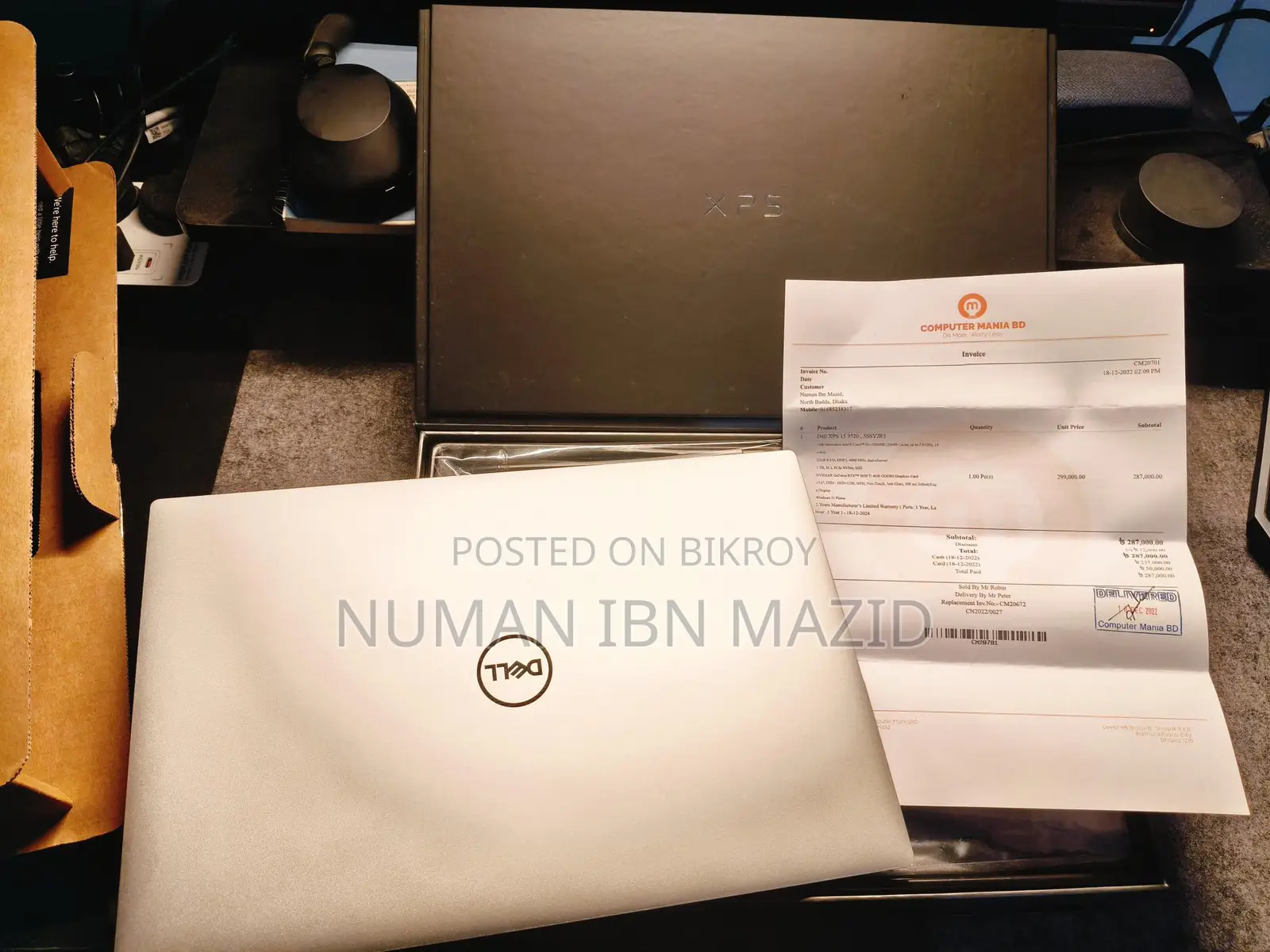 Dell XPS 15 - Core I9, 32 GB RAM, 1 TB SSD, Nvidia RTX 3050 Ti