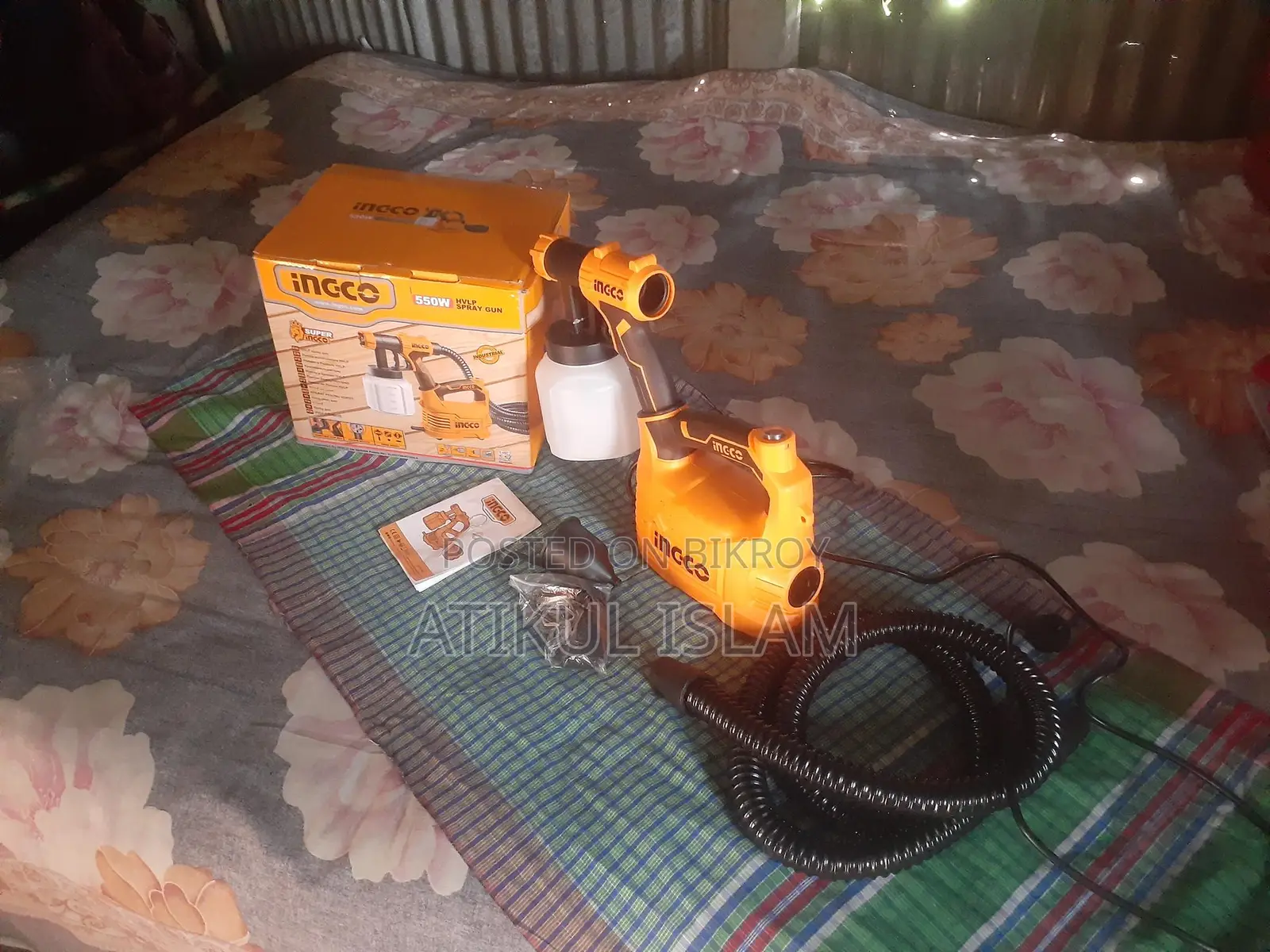 INGCO 550W HVLP Spray Gun
