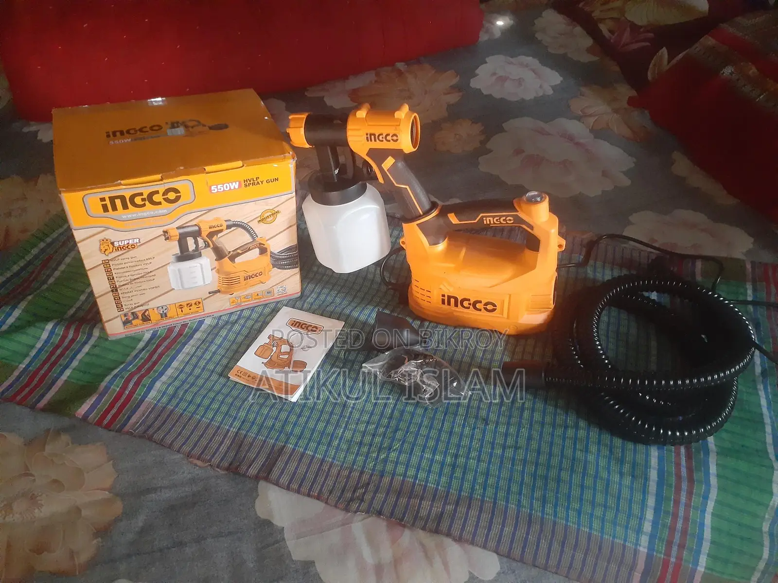 INGCO 550W HVLP Spray Gun