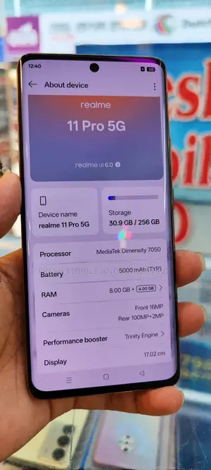 Realme 11pro 8/256 GB (Used)