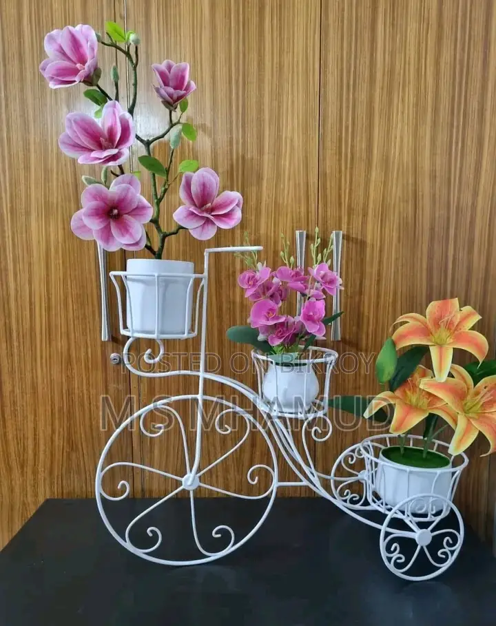 Bicycle Design Flower Vase Stand