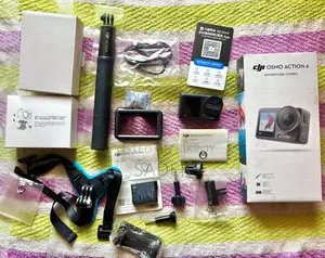 Dji Action 4 adventure combo সম্পূর্ণ নিউ কন্ডিশন