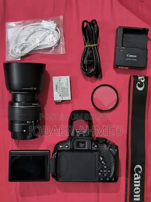 Canon 700D (Japanese) DSLR + Canon 18-55 Lens Full Setup