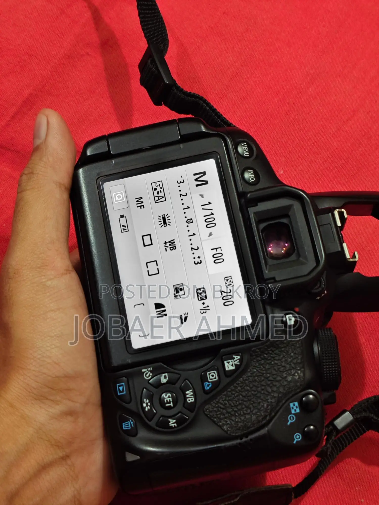 Canon 700D (Japanese) DSLR + Canon 18-55 Lens Full Setup