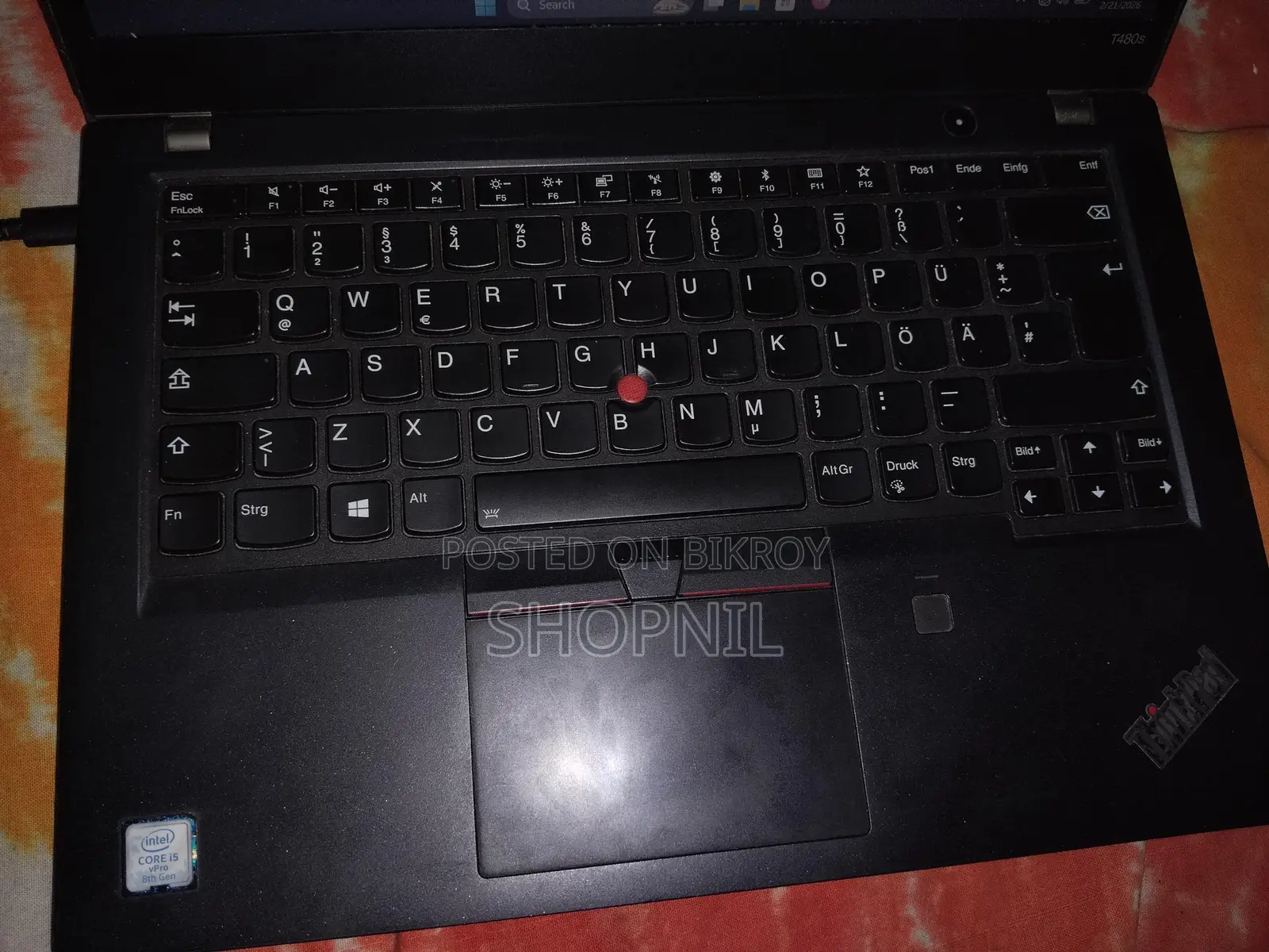 Lenovo Thinkpad T480s