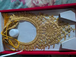 Gorgeous Gold Plated Bridal/Party Wear Necklace for Sale!