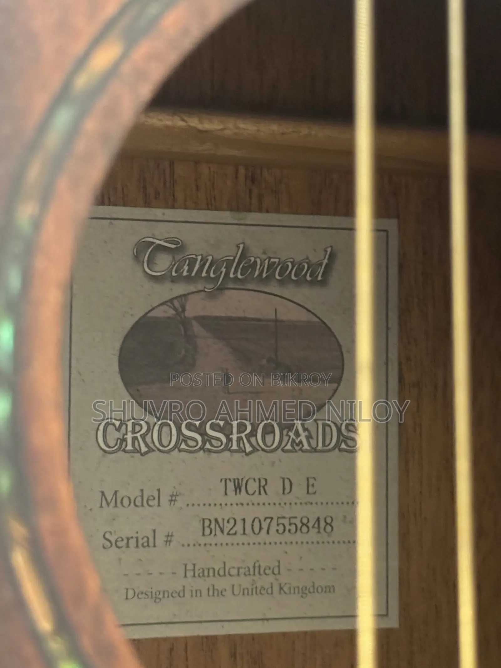 Premium Tanglewood Acoustic-electric Guitar (TWCR DE)