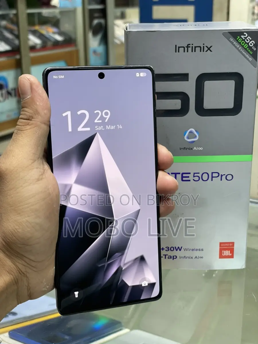 Infinix Note 50 Pro 8/256✅wireless Charger (Used)