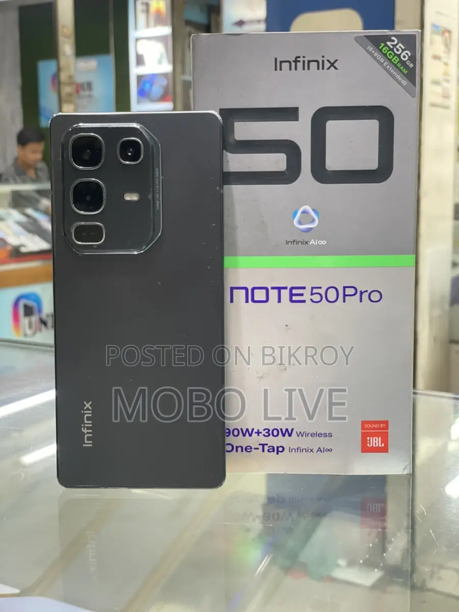 Infinix Note 50 Pro 8/256✅wireless Charger (Used)