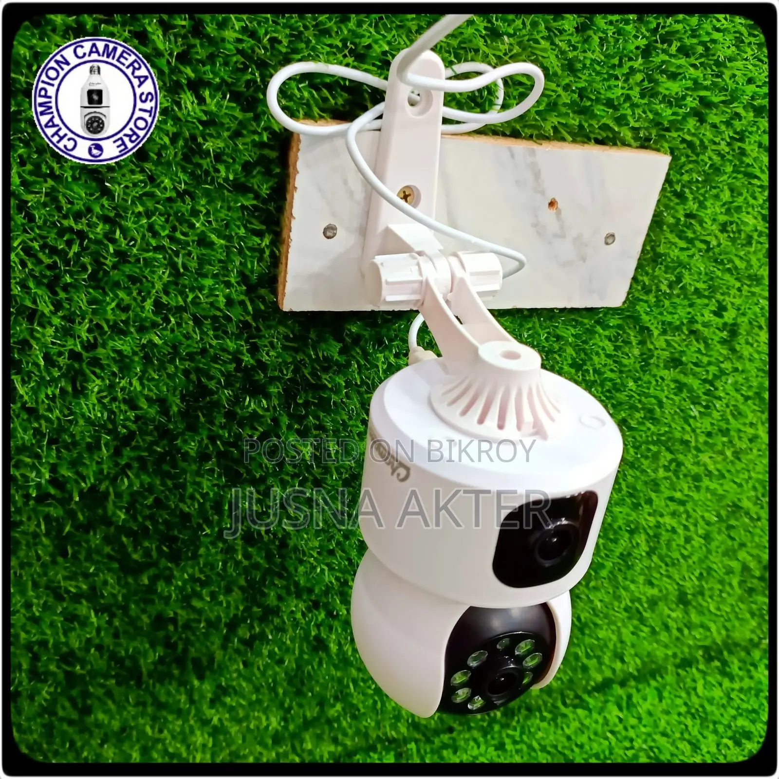 3+3=6mp Champion V9l Wifi Double Lens Camera 1 Year Change Warranty