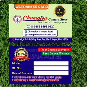 3+3=6mp Champion V9l Wifi Double Lens Camera 1 Year Change Warranty
