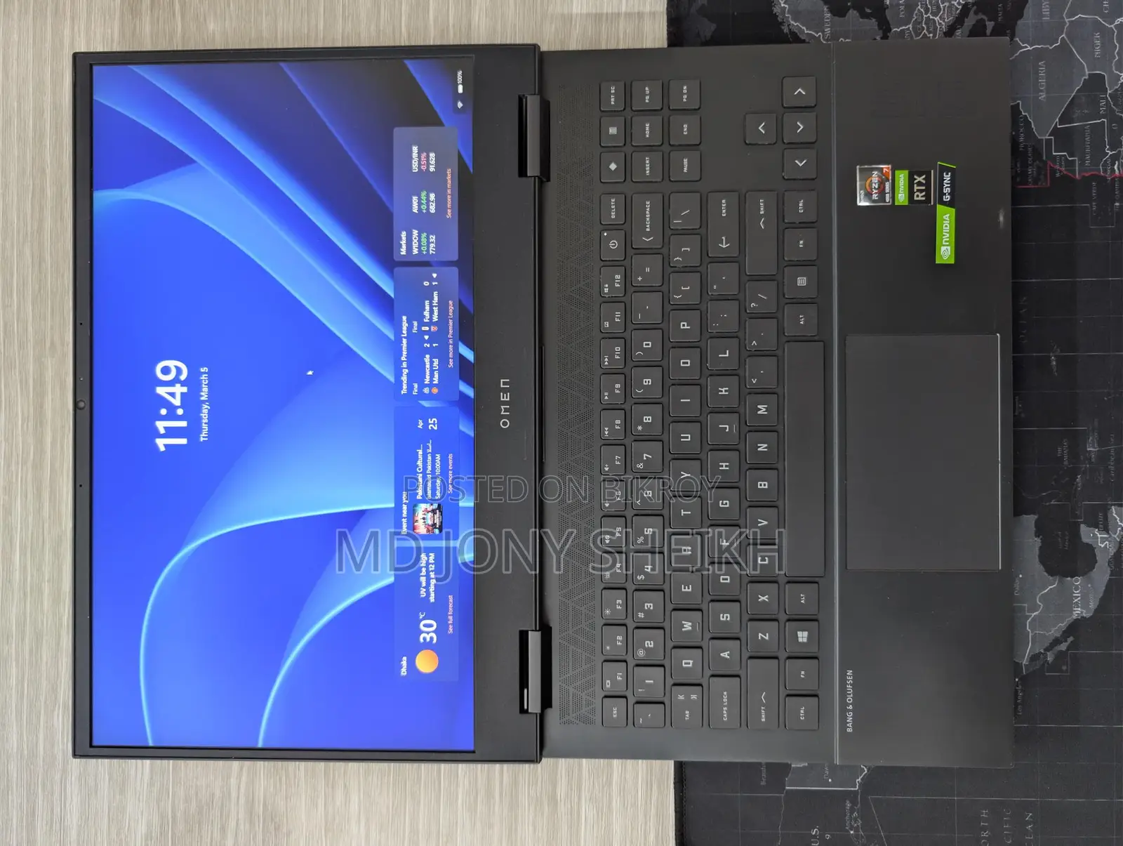 HP OMEN 15 Gaming Laptop (Ryzen 7 / 16GB RAM 6GB Graphics)