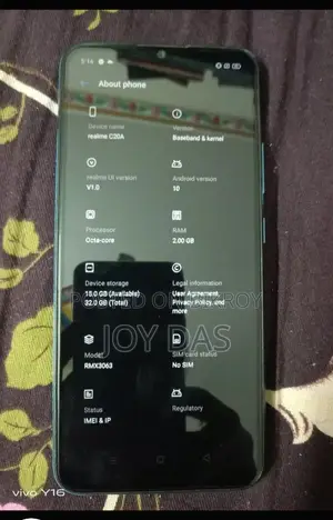 Realme C20A 2/32 (Used)