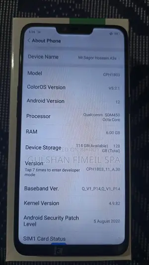 OPPO A3s 6/128GB 5G (Used)