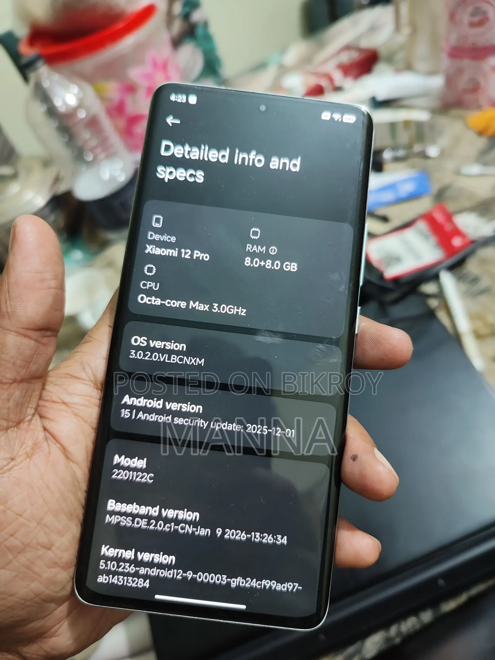 Xiaomi Mi 12 pro (8+8/256) (Used)