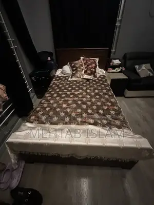 Bed with Side Table