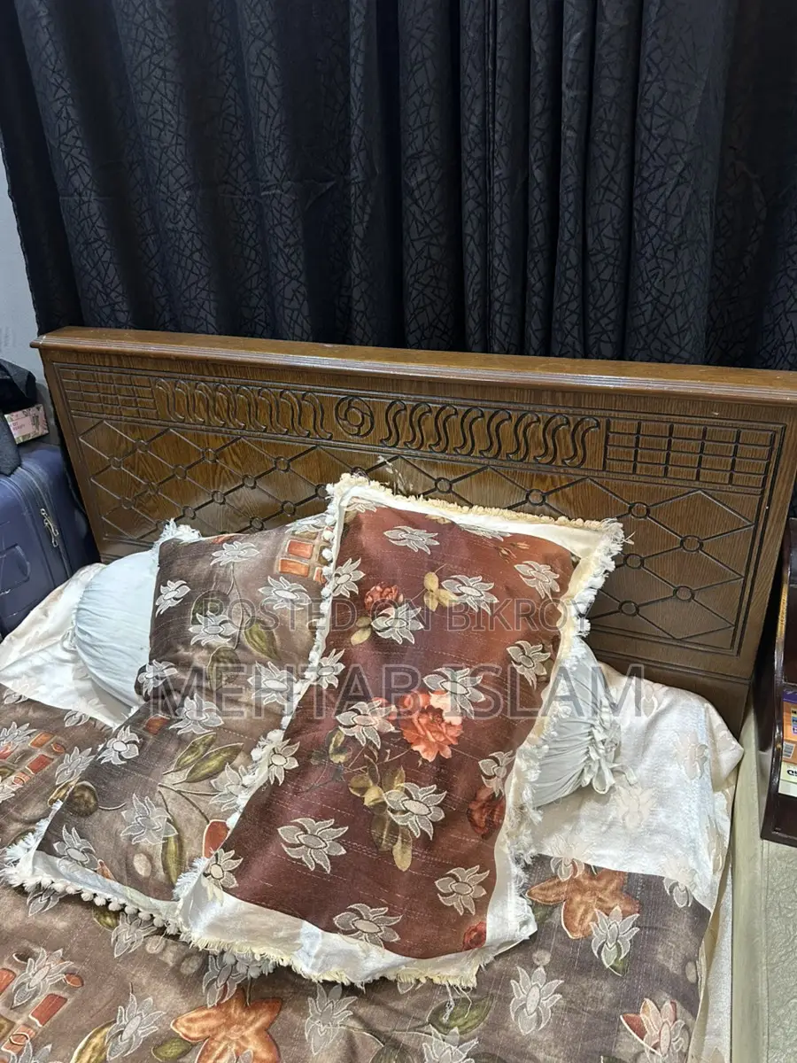 Bed with Side Table