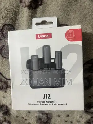 Ulanzi J12 Dual Wireless Microphone With Charging Case for Type-C