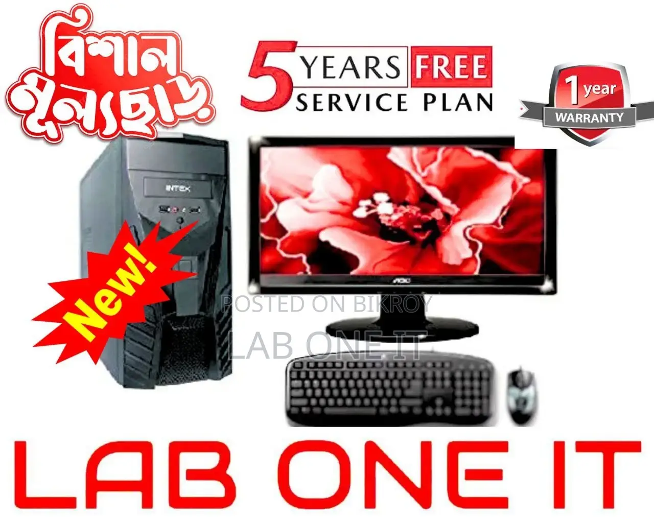 New Offer Core i5 3rd Gen, 8GB RAM, 128GB SSD, 19" LED, 100% Original