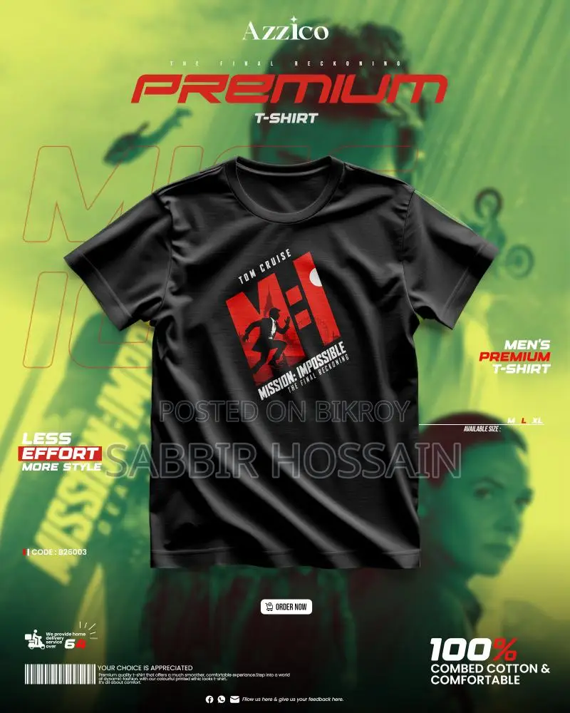 Azzico Brand New Fashionable T-shirt For Sale.