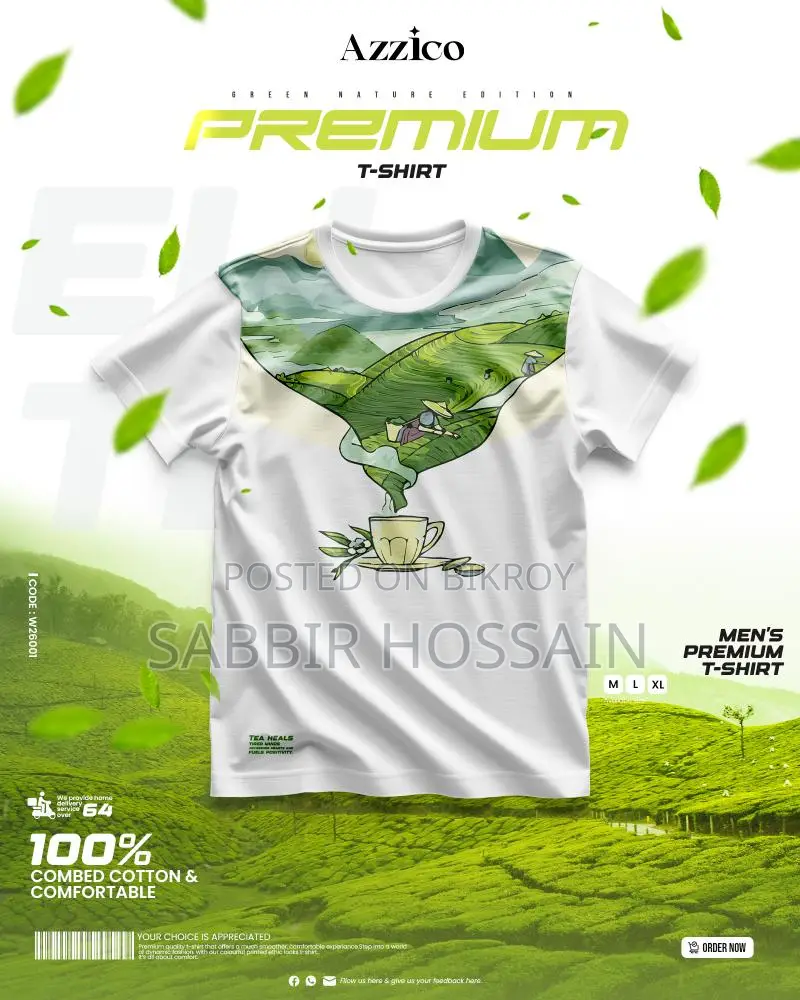 Azzico Brand New Fashionable T-shirt For Sale.