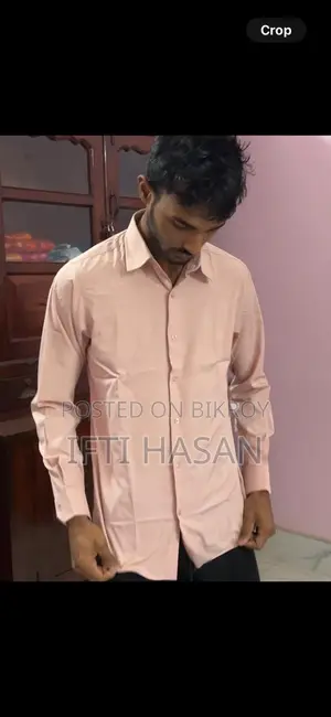 Synthetic Fabric Slippery Shirt