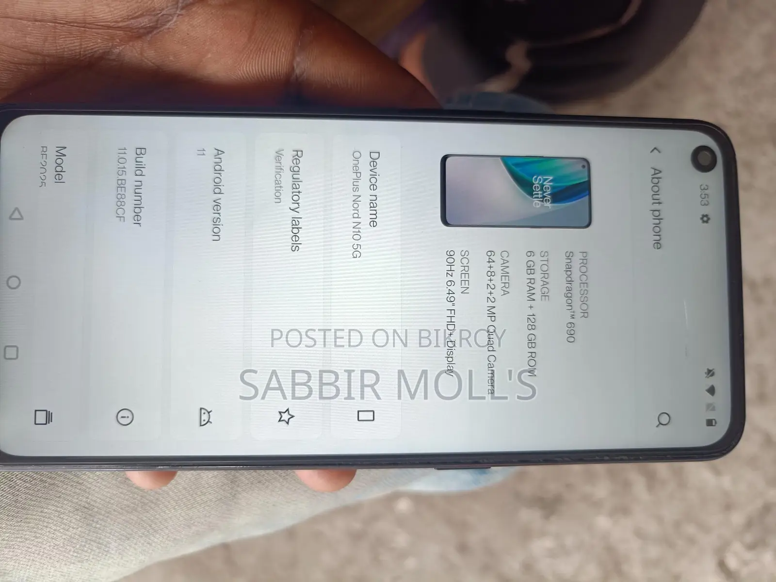 OnePlus Nord N10 5G (Used)
