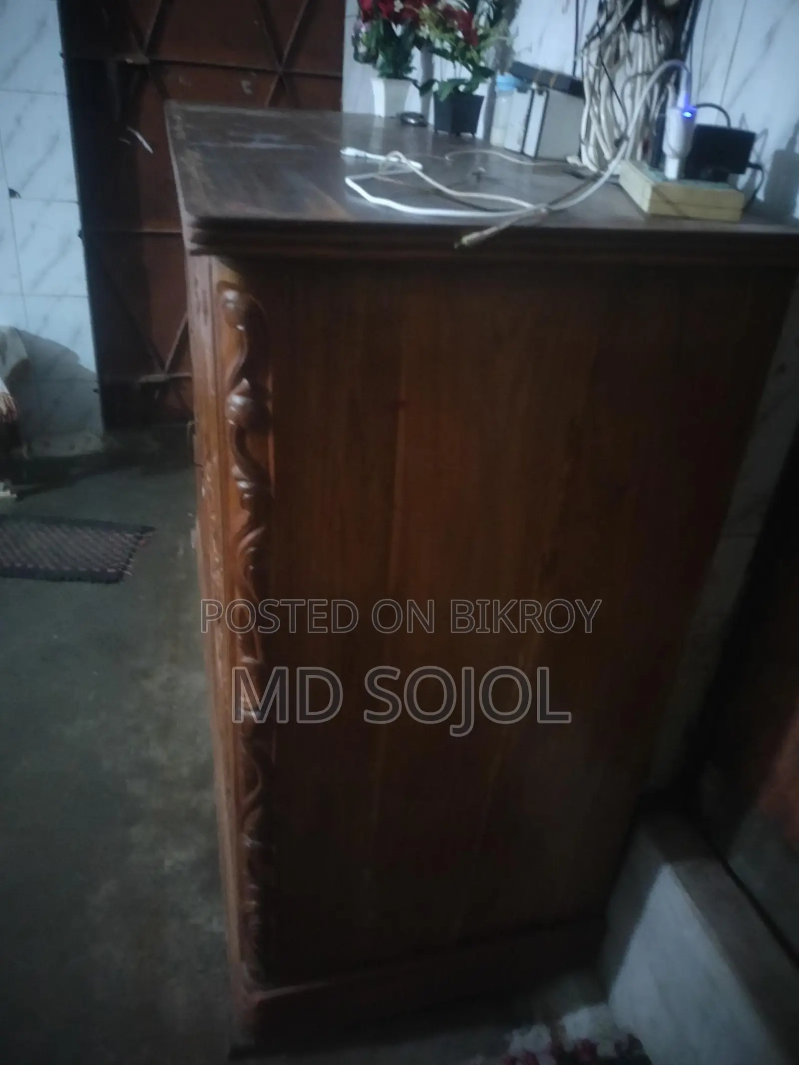 Original Teak Wood Wardrobe