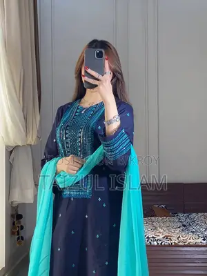 Sequence Embroidery Three Piece