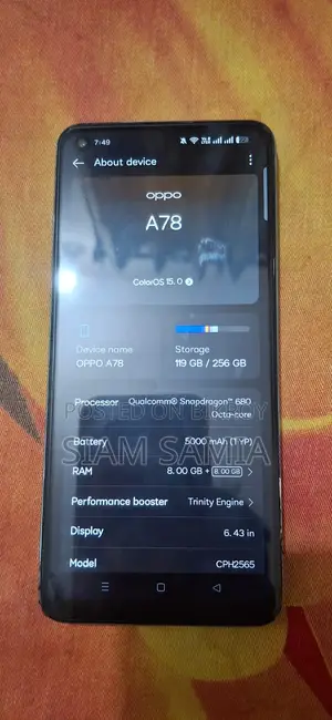 OPPO A78 display change (Used)