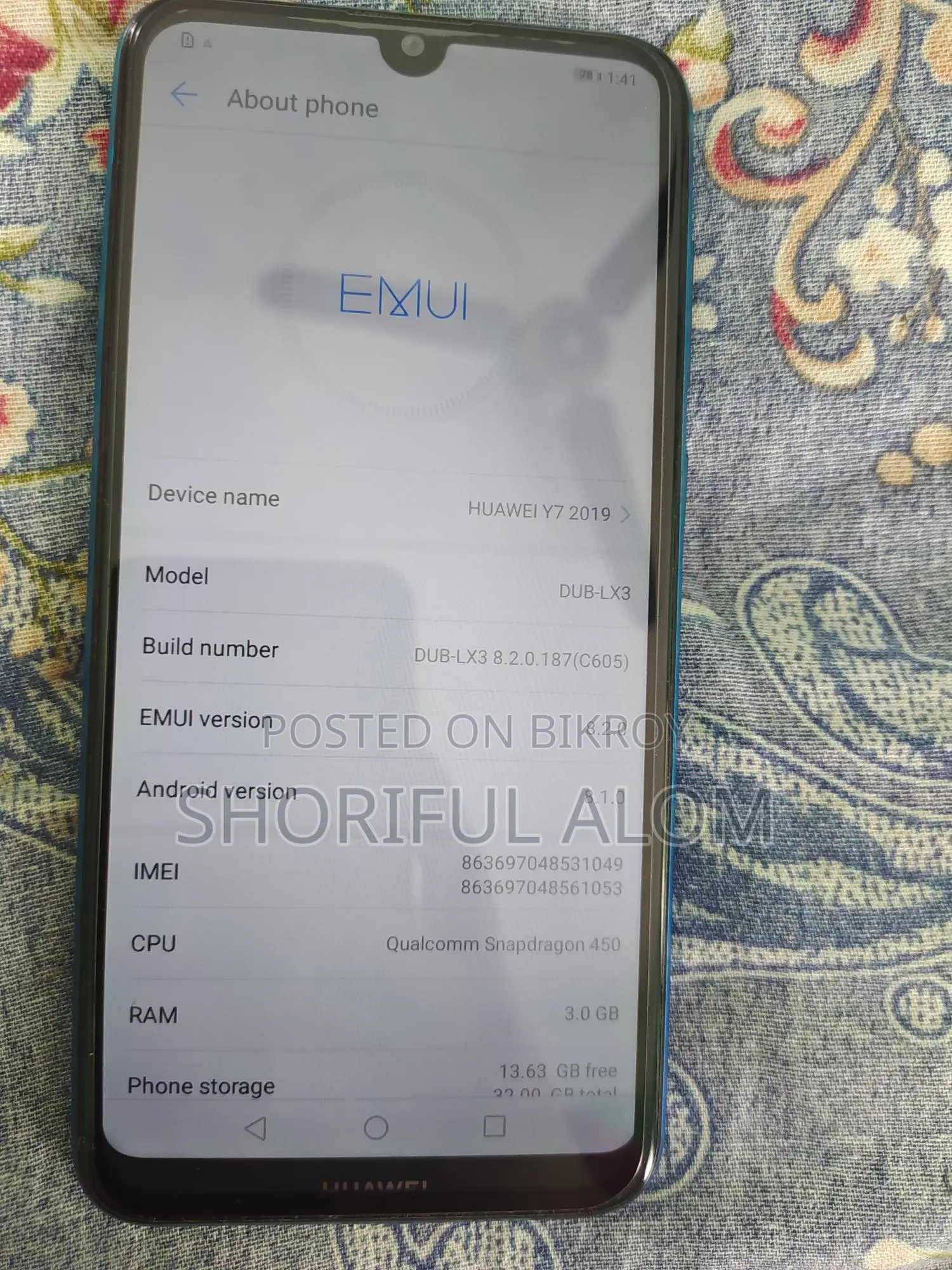 Huawei DUB LX3 (Used)
