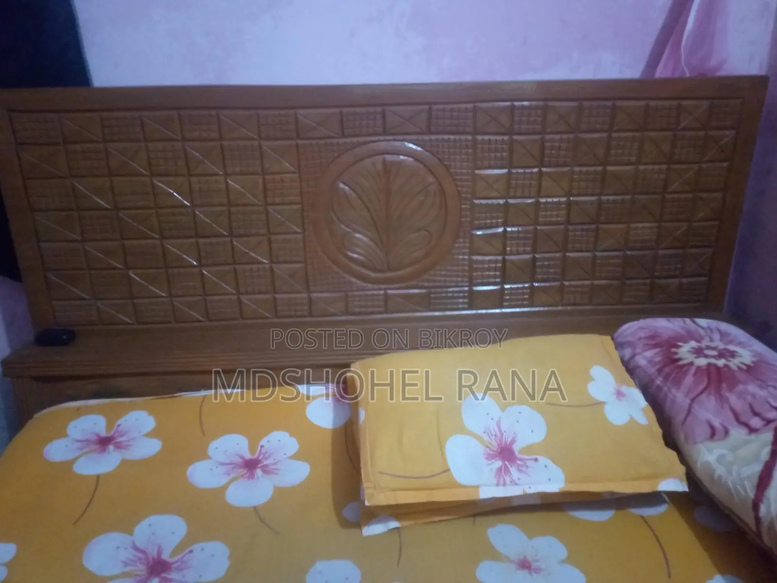 The bed was bought four months ago,