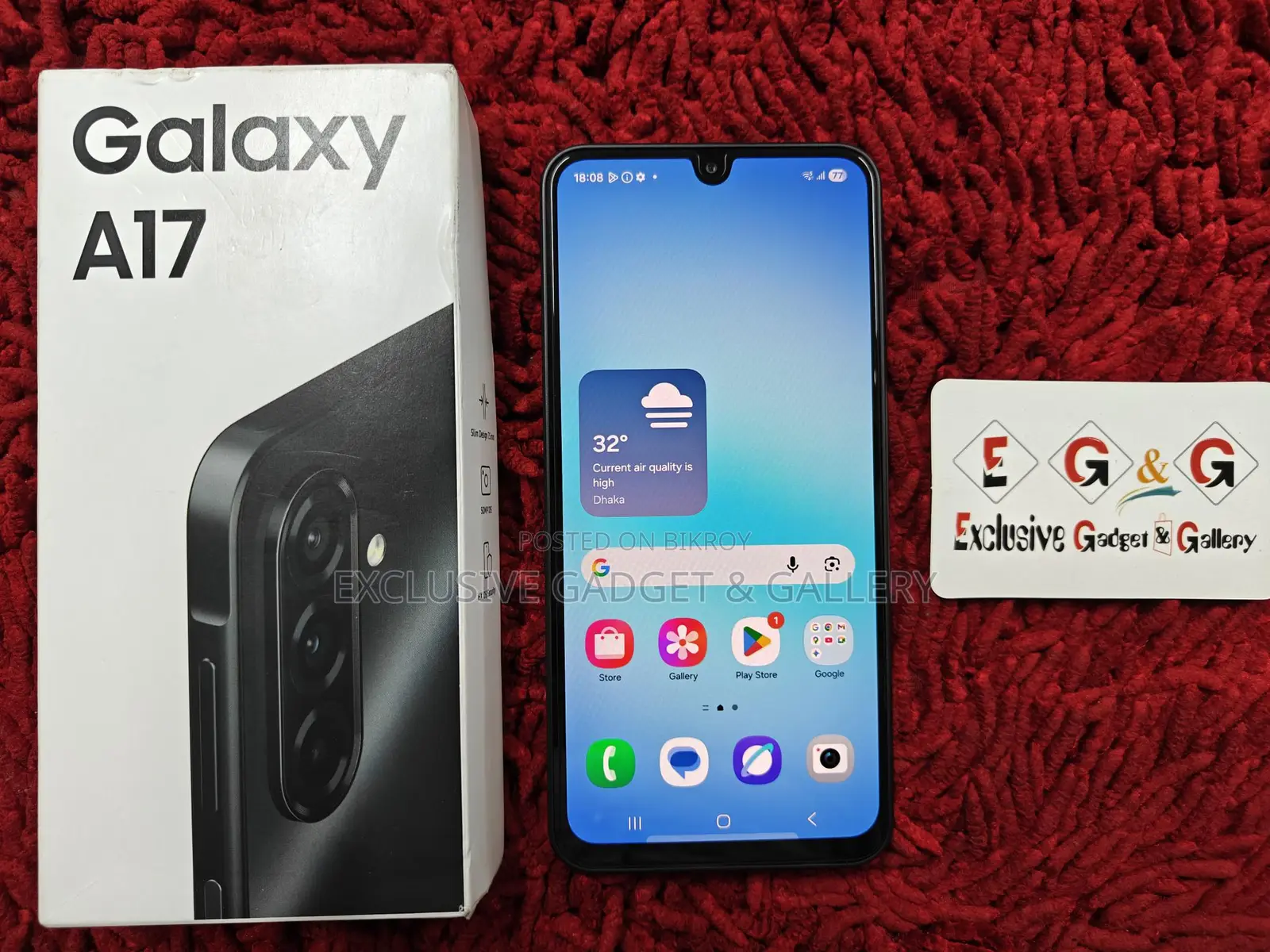 Samsung Galaxy A17 4+128GB as Like New (Used)